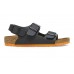 BIRKENSTOCK MILANO KINDER 1026878  ΠΑΙΔΙΚΟ ΠΕΔΙΛΟ ΜΕ ΔΙΑΜΟΡΦΩΜΕΝΗ ΣΟΛΑ ΑΓΟΡΙ  ΜΑΥΡΟ