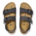 BIRKENSTOCK MILANO KINDER 1026878  ΠΑΙΔΙΚΟ ΠΕΔΙΛΟ ΜΕ ΔΙΑΜΟΡΦΩΜΕΝΗ ΣΟΛΑ ΑΓΟΡΙ  ΜΑΥΡΟ