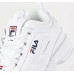 FILA DISRUPTOR II 7FM00038-125  ΠΑΙΔΙΚΟ ΠΑΠΟΥΤΣΙ SNEAKERS UNISEX  ΛΕΥΚΟ