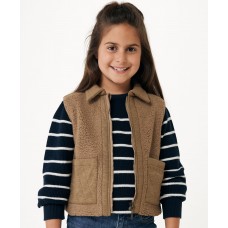 MEXX  TU0710036G-171319  ΜΠΟΥΦΑΝ AMANIKO  TEDDY COAT  ΚΑΦΕ