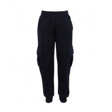 NEK KIDS WEAR 165425-2 ΠΑΙΔΙΚΟ FLEECE CARGO ΠΑΝΤΕΛΟΝΙ ΦΟΡΜΑΣ ΓΙΑ ΑΓΟΡΙ ΜΑΥΡΟ