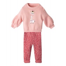 NEK KIDS WEAR 171825 ΒΡΕΦΙΚΟ ΣΕΤ ΦΟΡΜΑΣ ΓΙΑ ΚΟΡΙΤΣΙΑ ΠΟΥΔΡΑ-ΣΑΠΙΟ ΜΗΛΟ