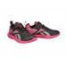 REEBOK RUSH RUNNER 100200972 ΠΑΙΔΙΚΟ ΑΘΛΗΤΙΚΟ ΠΑΠΟΥΤΣΙ ΚΟΡΙΤΣΙ  ΜΑΥΡΟ-ΦΟΥΞΙΑ