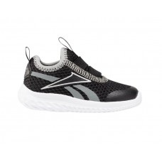 REEBOK RUSH RUNNER 100200997 ΠΑΙΔΙΚΟ ΑΘΛΗΤΙΚΟ ΠΑΠΟΥΤΣΙ ΑΓΟΡΙ  ΜΑΥΡΟ
