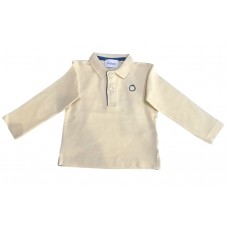 TRUSSARDI TIA24081PO- ΠΑΙΔΙΚΗ ΒΑΜΒΑΚΕΡΗ POLO ΜΠΛΟΥΖΑ ΜΑΚΡΥΜΑΝΙΚΗ ΑΓΟΡΙ  ΜΠΕΖ