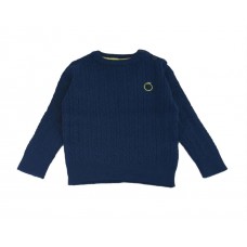 TRUSSARDI TIA24022MA  ΠΑΙΔΙΚΟ ΜΑΛΛΙΝΟ ΠΟΥΛΟΒΕΡ ΑΓΟΡΙ  ΜΠΛΕ