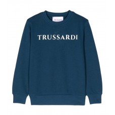 TRUSSARDI TBA24054FE ΠΑΙΔΙΚΟ ΦΟΥΤΕΡ ΜΑΚΡΥΜΑΝΙΚΟ ΑΓΟΡΙ  ΜΠΛΕ