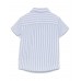 TRUSSARDI TIP25038CA ΠΑΙΔΙΚΟ ΡΙΓΕ ΠΟΥΚΑΜΙΣΟ ΚΟΝΤΟΜΑΝΙΚΟ ΑΓΟΡΙ ΛΕΥΚΟ-ΓΑΛΑΖΙΟ