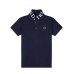 TRUSSARDI TBP25006PO ΠΑΙΔΙΚΗ ΒΑΜΒΑΚΕΡΗ POLO ΜΠΛΟΥΖΑ ΑΓΟΡΙ ΜΠΛΕ