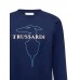 TRUSSARDI TBA25015TS ΠΑΙΔΙΚΗ ΜΠΛΟΥΖΑ ΜΑΚΡΥΜΑΝΙΚΗ ΑΓΟΡΙ  ΜΠΛΕ